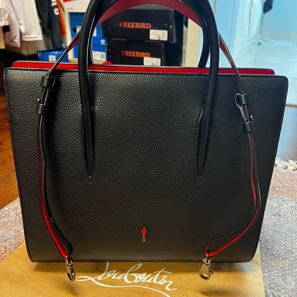 Christian Louboutin Paloma Large Calf Empire/Patent